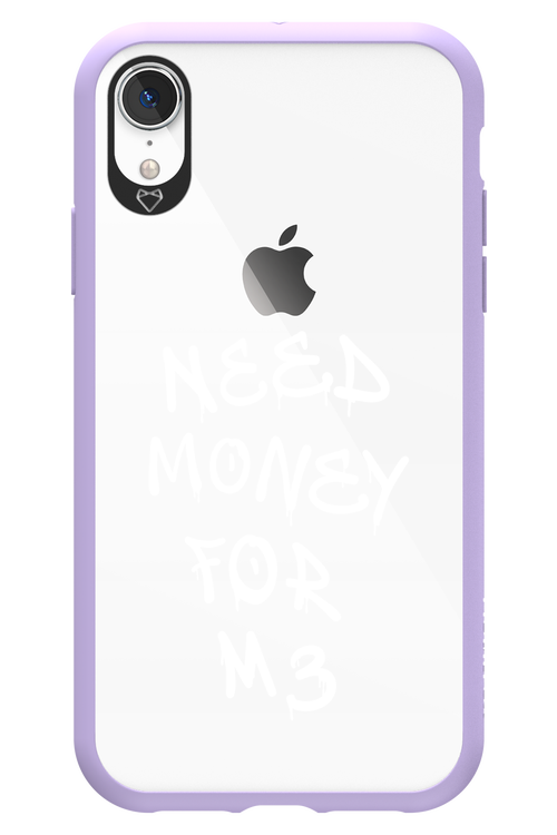 Need M3 Transparent White - Apple iPhone XR