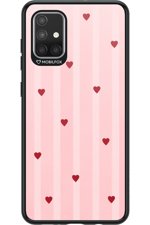 Red Little Hearts 2.0 - Samsung Galaxy A71