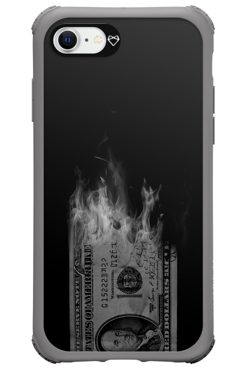 Money Burn B&W 2.0 - Apple iPhone SE 2022
