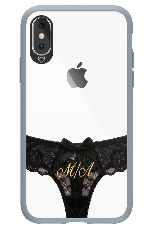 Black Panties Transparent 2.0 - Apple iPhone XS