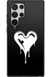 Heart Black - Samsung Galaxy S22 Ultra