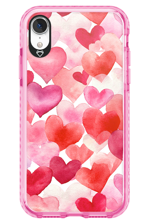 Water Painted Heart 2.0 - Apple iPhone XR