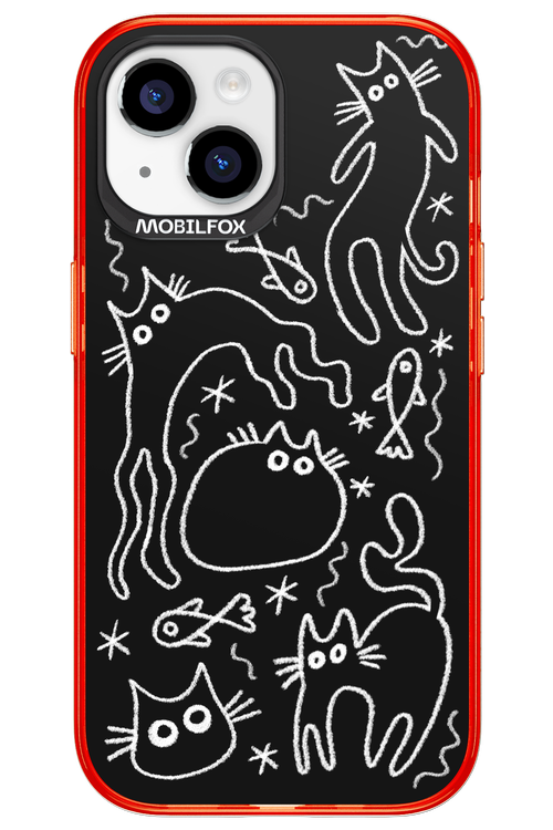CHALK_CATS 2.0 - Apple iPhone 15
