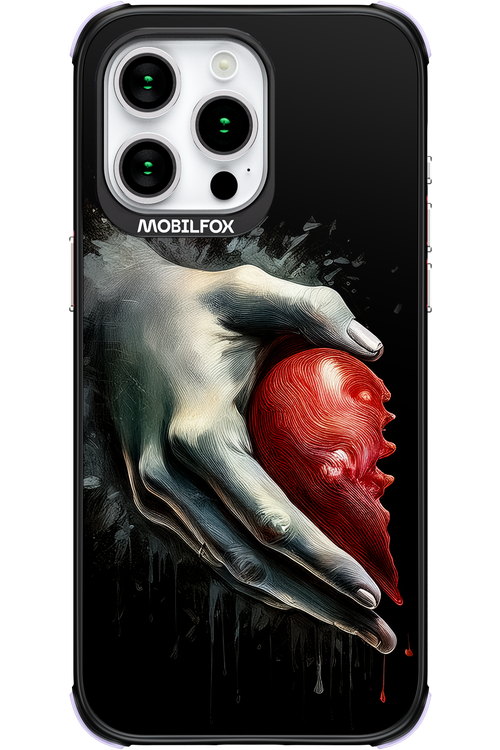 Painted Hearted Left - Apple iPhone 15 Pro Max