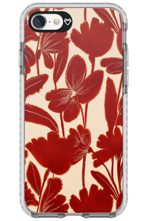 Burgundy Flowers 2.0 - Apple iPhone 7