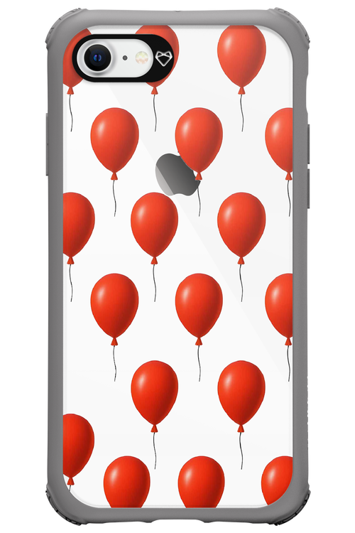 Red Balloons - Apple iPhone 8