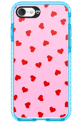 Sprinkle Heart Pink - Apple iPhone SE 2020