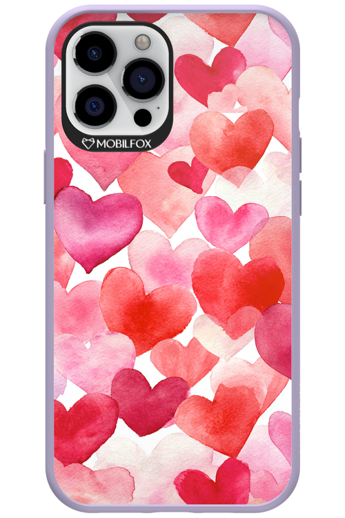 Water Painted Heart 2.0 - Apple iPhone 12 Pro Max