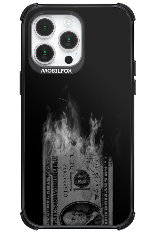 Money Burn B&W 2.0 - Apple iPhone 14 Pro Max