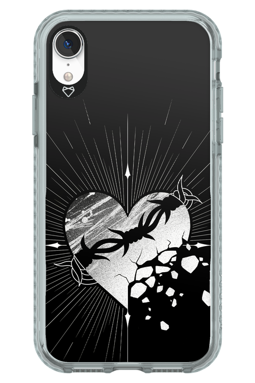 Fehér Szív - Apple iPhone XR