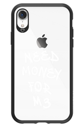 Need M3 Transparent White - Apple iPhone XR