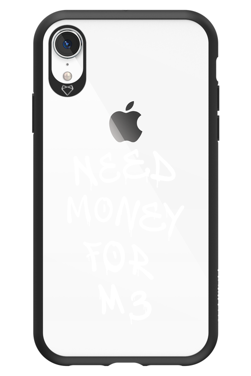 Need M3 Transparent White - Apple iPhone XR