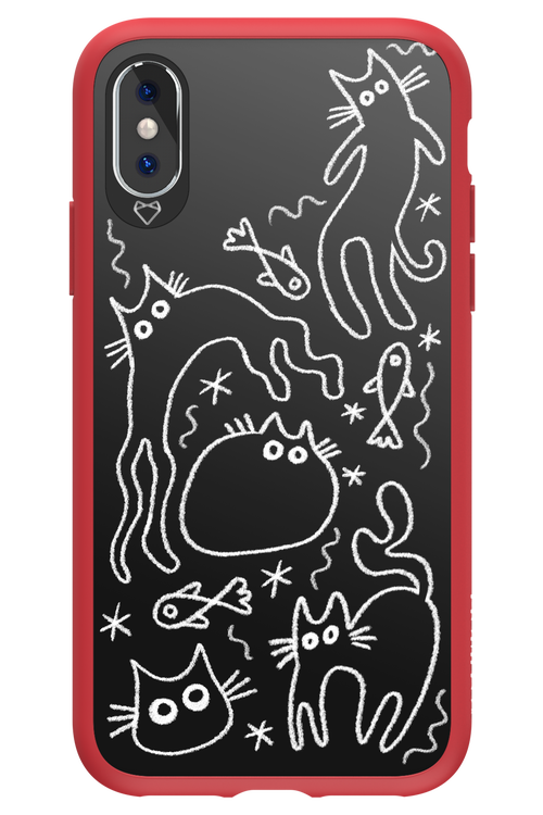 CHALK_CATS 2.0 - Apple iPhone XS
