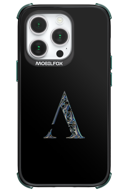 ⁠ ⁠Azteca A Chrome Logo - Apple iPhone 14 Pro