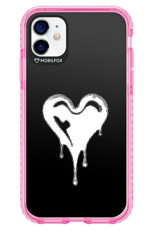 Heart Black - Apple iPhone 11