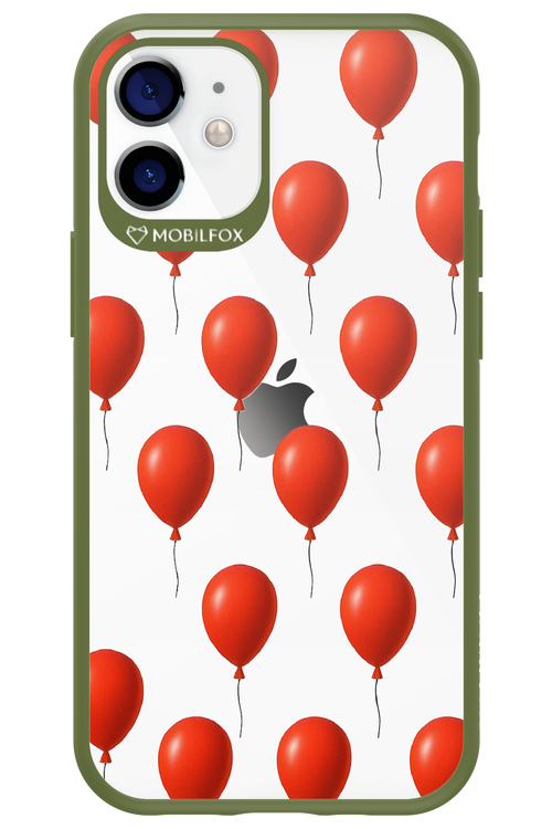 Red Balloons - Apple iPhone 12 Mini