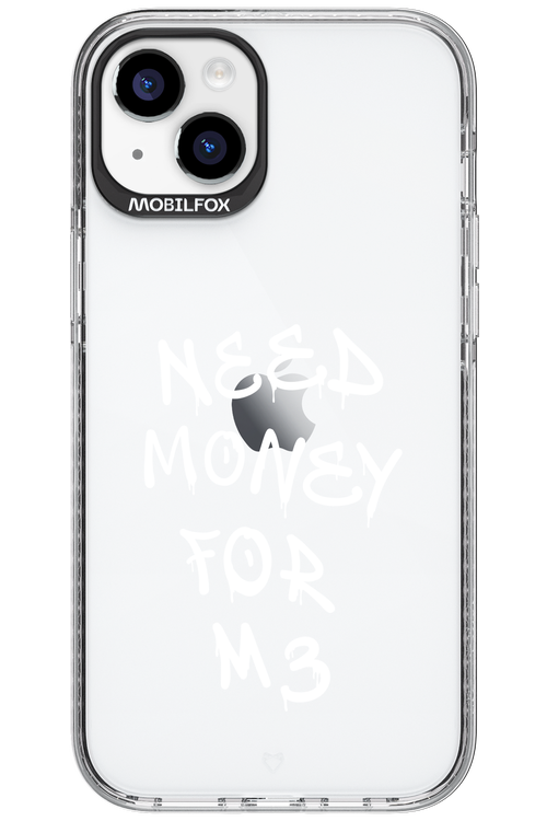 Need M3 Transparent White - Apple iPhone 15 Plus