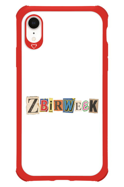 Zbirweek (white) 2.0 - Apple iPhone XR