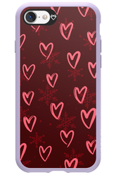 Christmas Hearts - Apple iPhone SE 2020