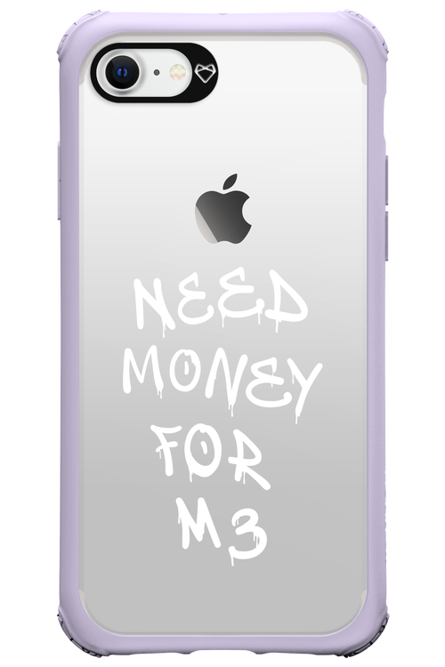 Need M3 Transparent White - Apple iPhone 7