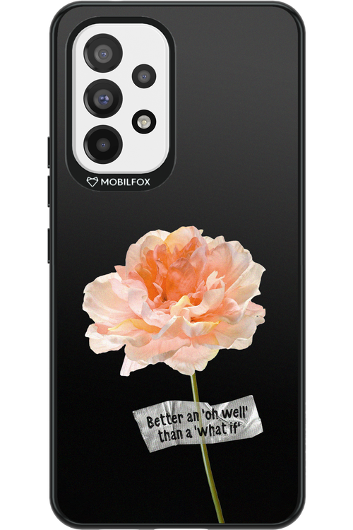 Flower Black - Samsung Galaxy A53