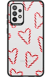 Candy Cane Hearts - Samsung Galaxy A72