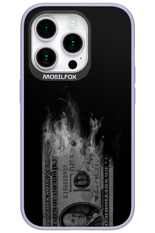 Money Burn B&W 2.0 - Apple iPhone 15 Pro