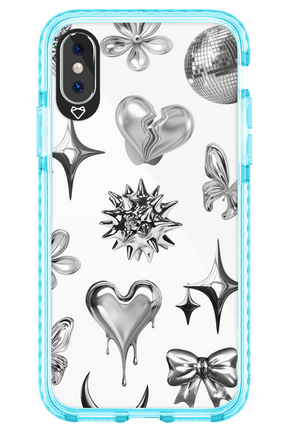 Silver Zone Transparent - Apple iPhone X