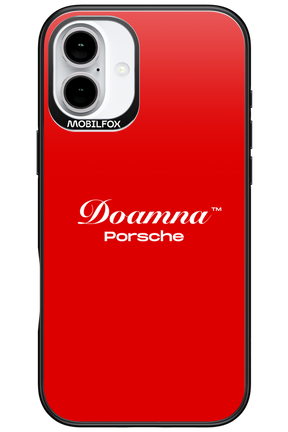Doamna Porsche (red) - Apple iPhone 16 Plus