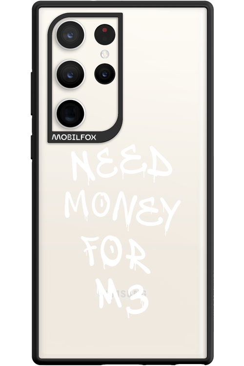 Need M3 Transparent White - Samsung Galaxy S23 Ultra