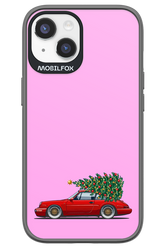 XMAS Car Pink - Apple iPhone 14