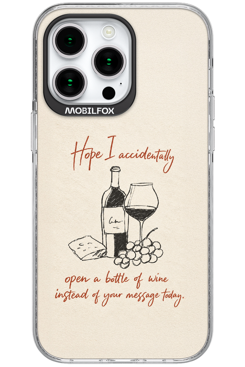 Bottle of wine 2.0 - Apple iPhone 15 Pro Max