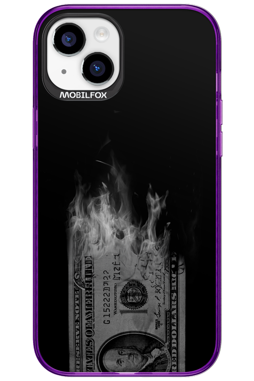 Money Burn B&W 2.0 - Apple iPhone 15 Plus