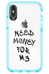 Need M3 Transparent Black - Apple iPhone X