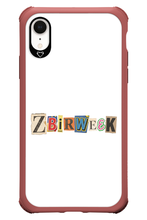 Zbirweek (white) 2.0 - Apple iPhone XR