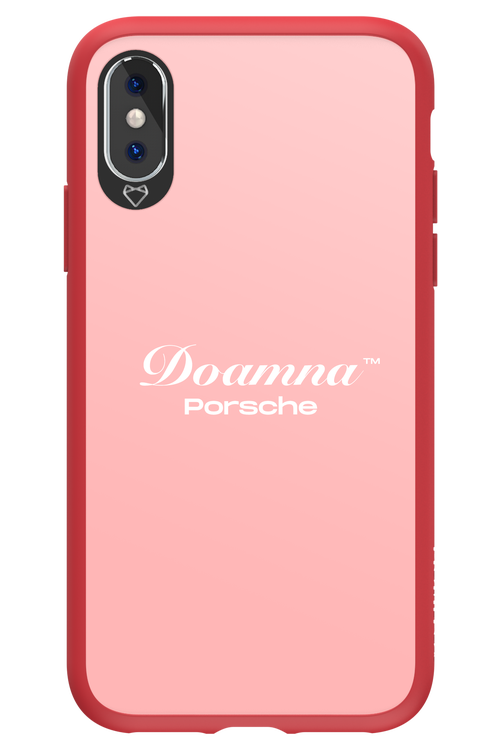 Doamna Porsche (pink) - Apple iPhone X