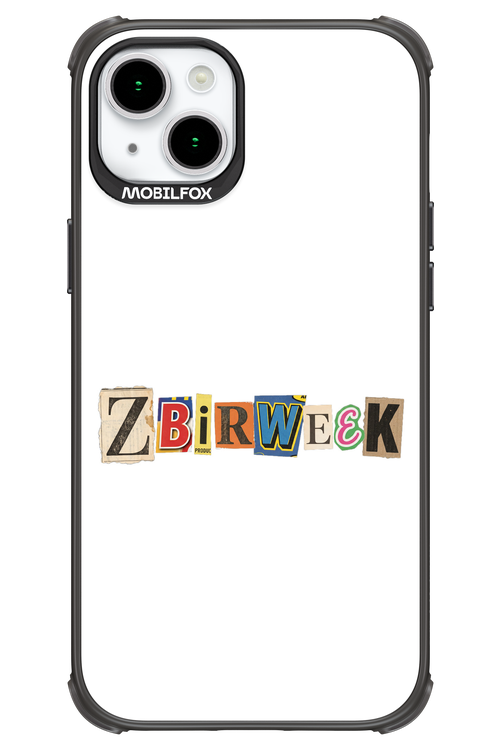 Zbirweek (white) 2.0 - Apple iPhone 15 Plus