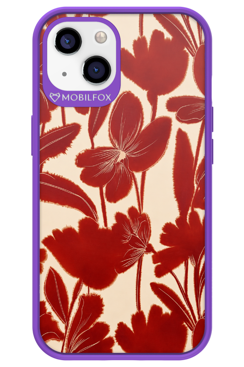 Burgundy Flowers 2.0 - Apple iPhone 13