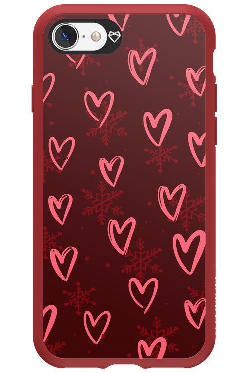 Christmas Hearts - Apple iPhone 8