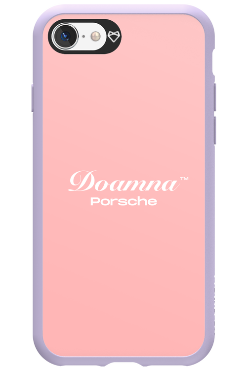Doamna Porsche (pink) - Apple iPhone 8