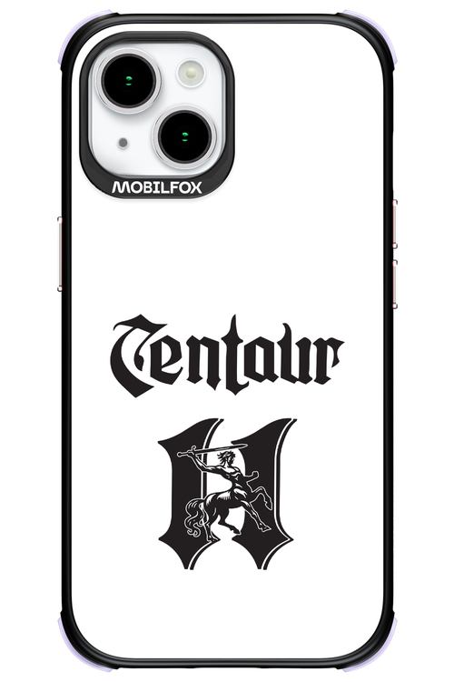 Centaur Logo White 2.0 - Apple iPhone 15