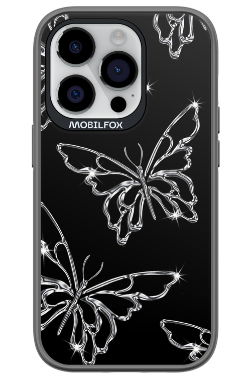 Silver Butterfly 2.0 - Apple iPhone 14 Pro