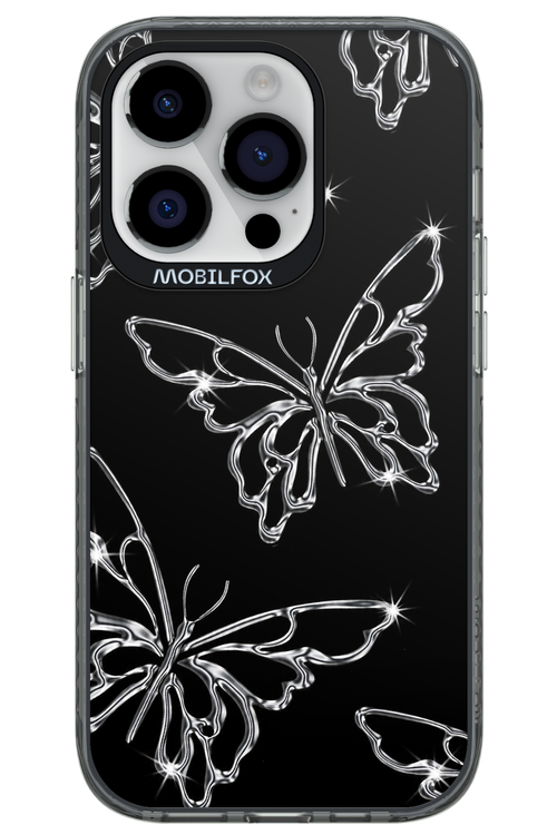 Silver Butterfly 2.0 - Apple iPhone 14 Pro