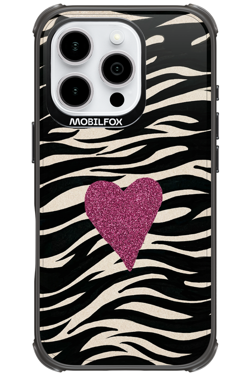 Zebra Heart 2.0 - Apple iPhone 16 Pro
