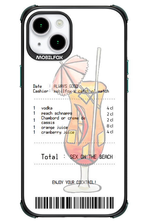 sex on the beach cocktail - Apple iPhone 15 Plus