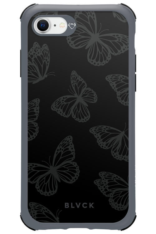 Black Butterflies - Apple iPhone 8
