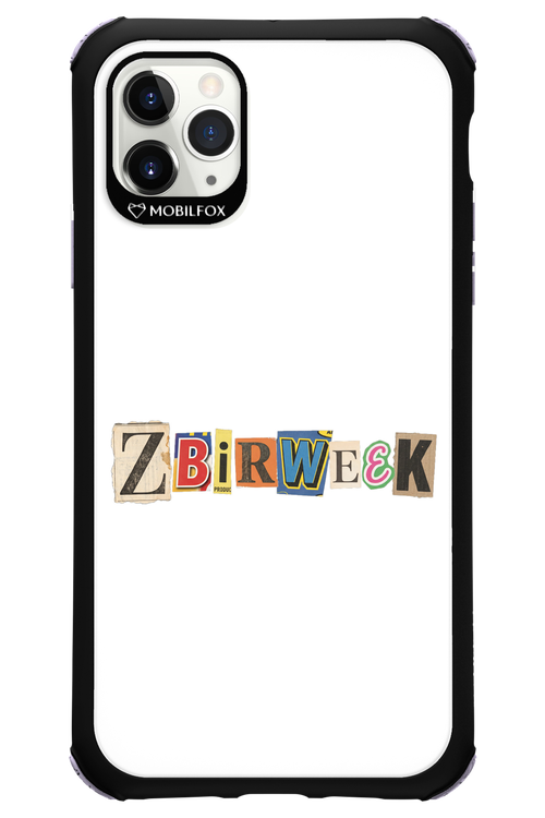 Zbirweek (white) 2.0 - Apple iPhone 11 Pro Max
