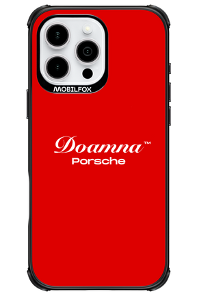 Doamna Porsche (red) - Apple iPhone 16 Pro Max