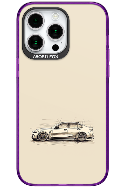 Sketch Car - Apple iPhone 15 Pro Max