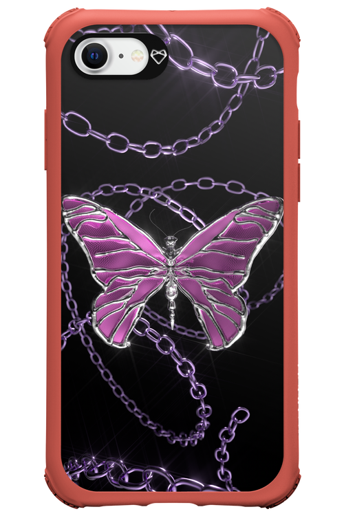 Butterfly Necklace - Apple iPhone SE 2020